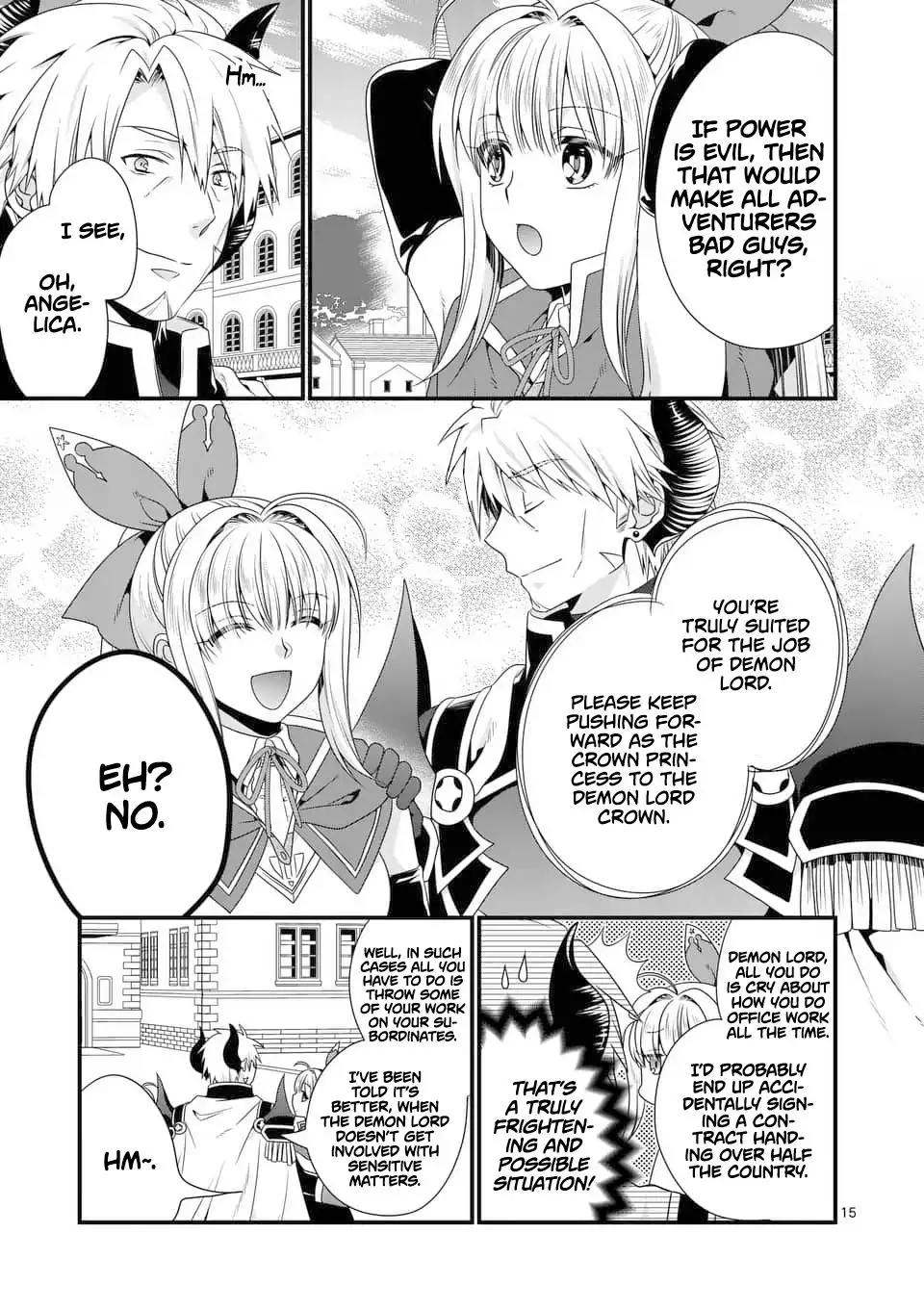 Maou Desu. Onna Yuusha no Hahaoya to Saikon Shita no de, Onna Yuusha ga Giri no Musume ni Narimashita. Chapter 28 16